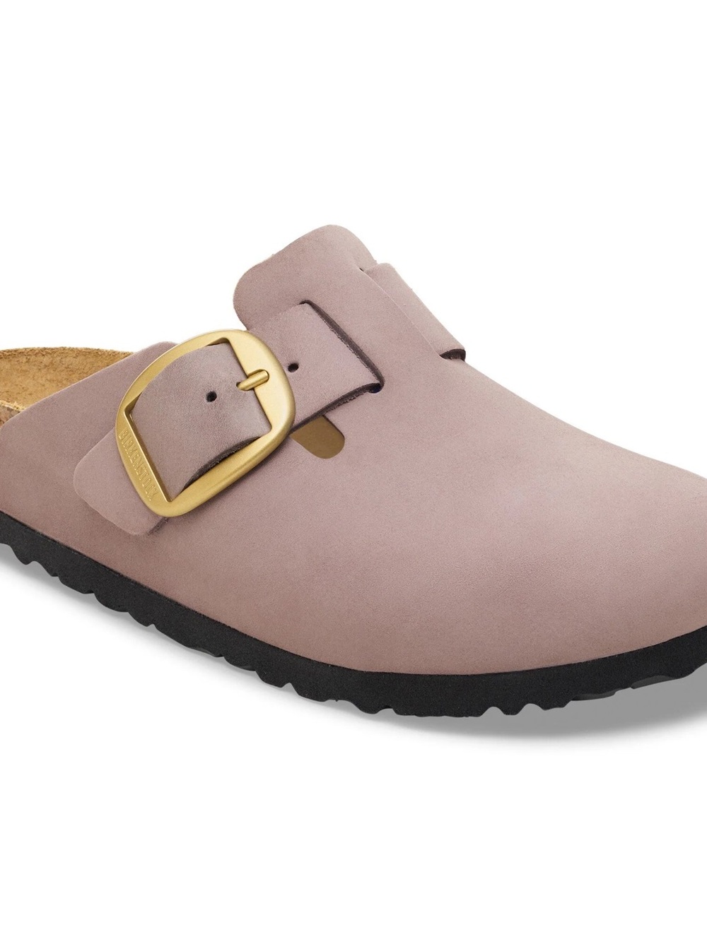 Birkenstock Boston Big Buckle leather clogs